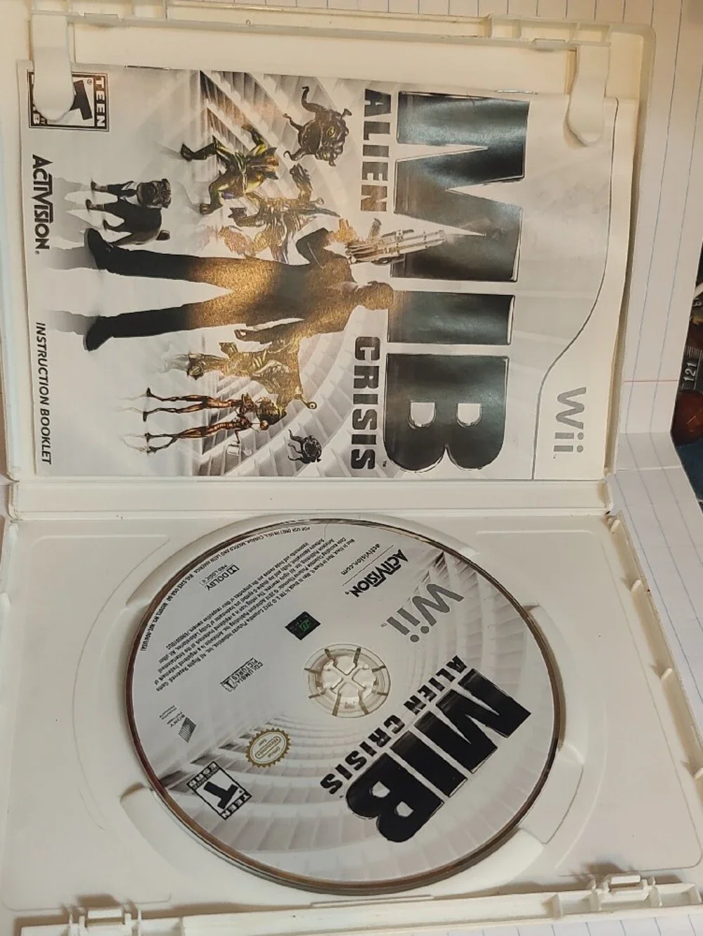 MIB: Alien Crisis (Wii) - White Cover